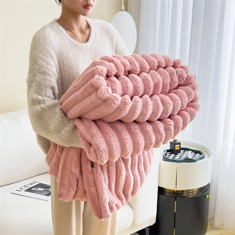 Luxury Rabbit Velvet Blanket